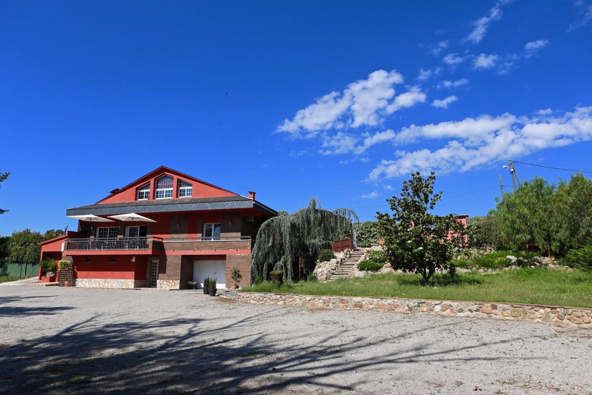 Villa El Cedre Blau Vivienda Con Piscina En Granollers Exterior foto